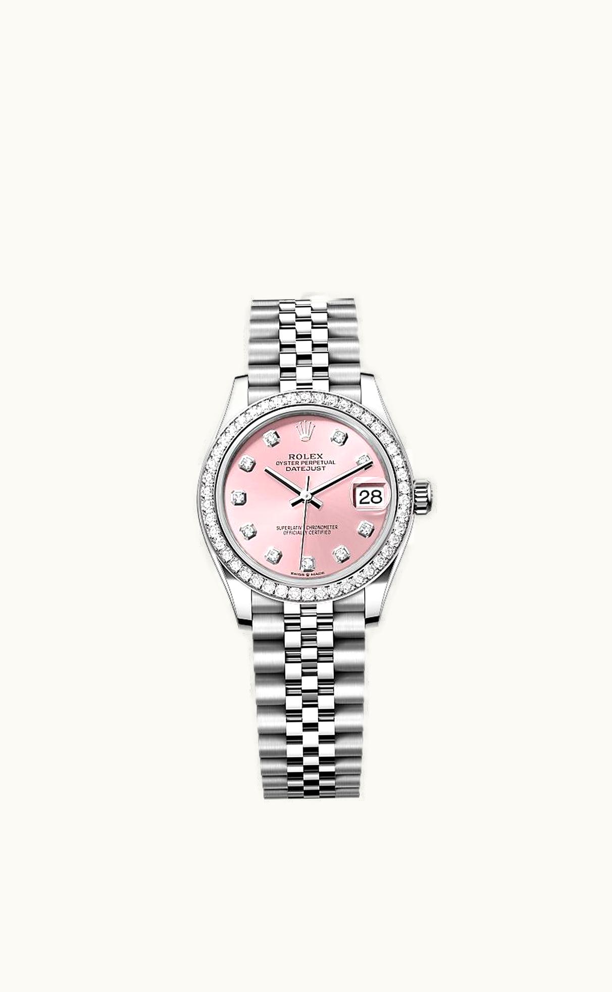 Rolex Datejust 31 Stainless Steel Diamond / Jubilee / Pink - Diamond
