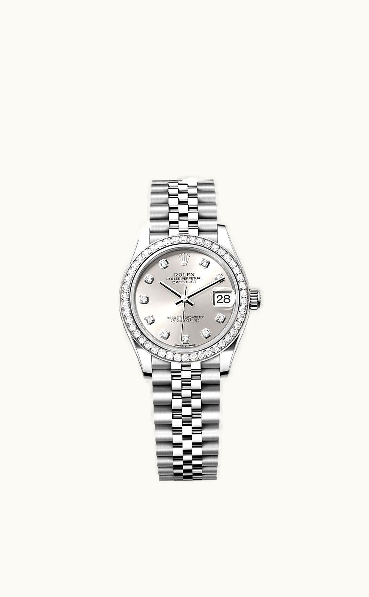 Rolex Datejust 31 Stainless Steel Diamond / Jubilee / Silver - Diamond