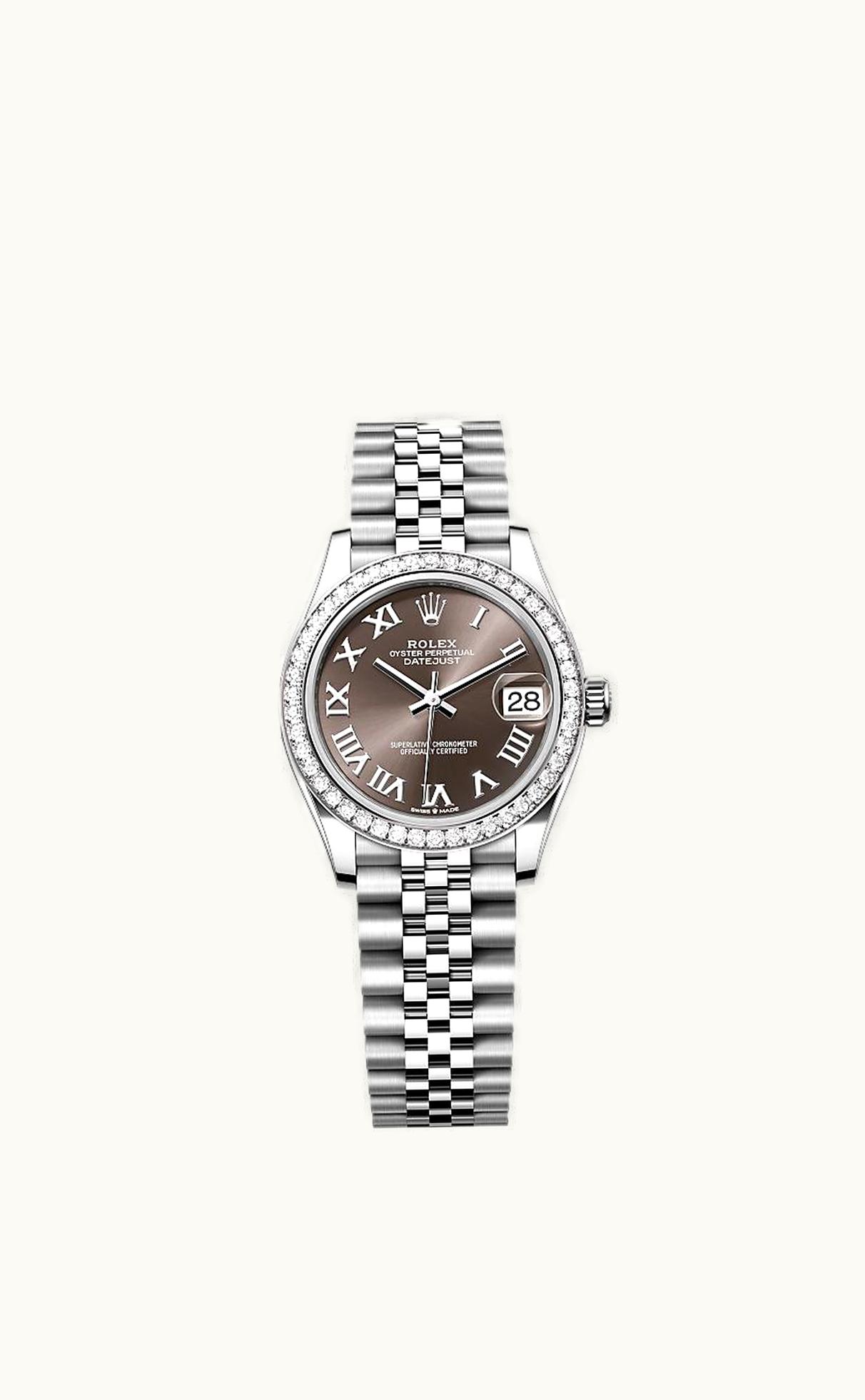 Rolex Datejust 31 Stainless Steel Diamond / Jubilee / Grey - Roman