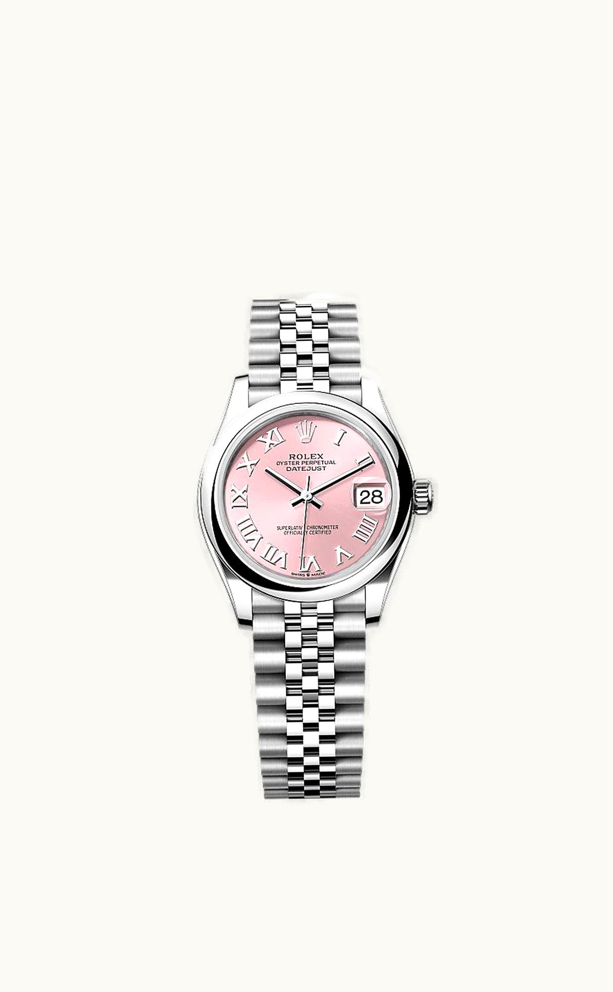 Rolex Datejust 31 Stainless Steel / Jubilee / Pink - Roman
