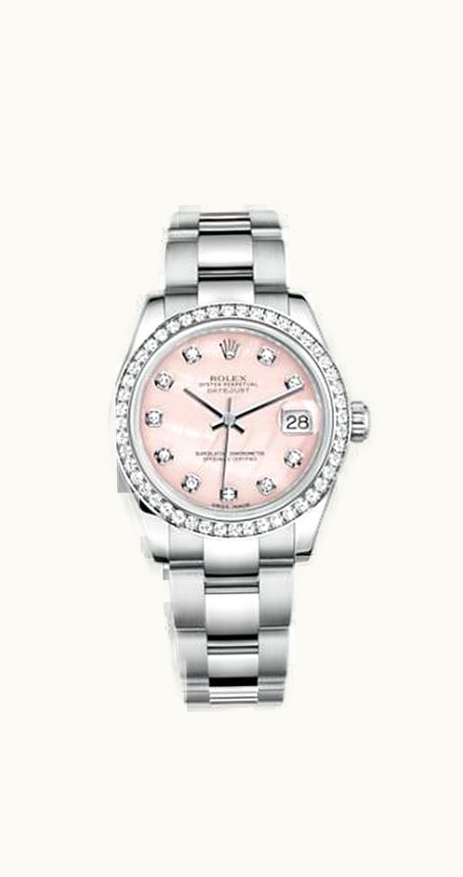 Rolex Datejust 31 Stainless Steel Diamond / Oyster / Pink MOP