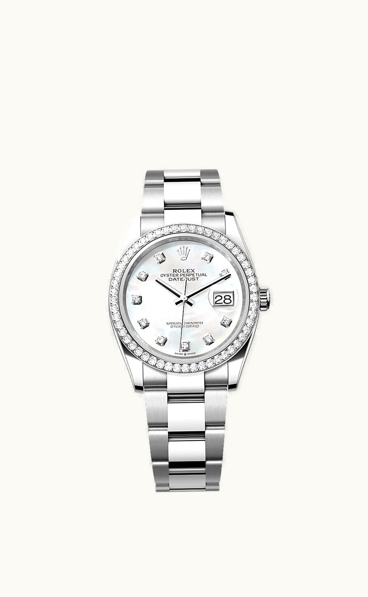 Rolex Datejust 36 Stainless Steel / Diamond / MOP-Diamond / Oyster