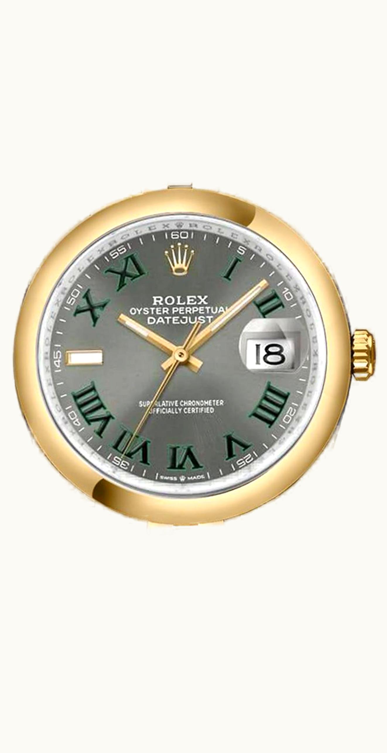 Rolex Datejust 36 Stainless Steel / Yellow Gold / Smooth / Slate Roman / Jubilee