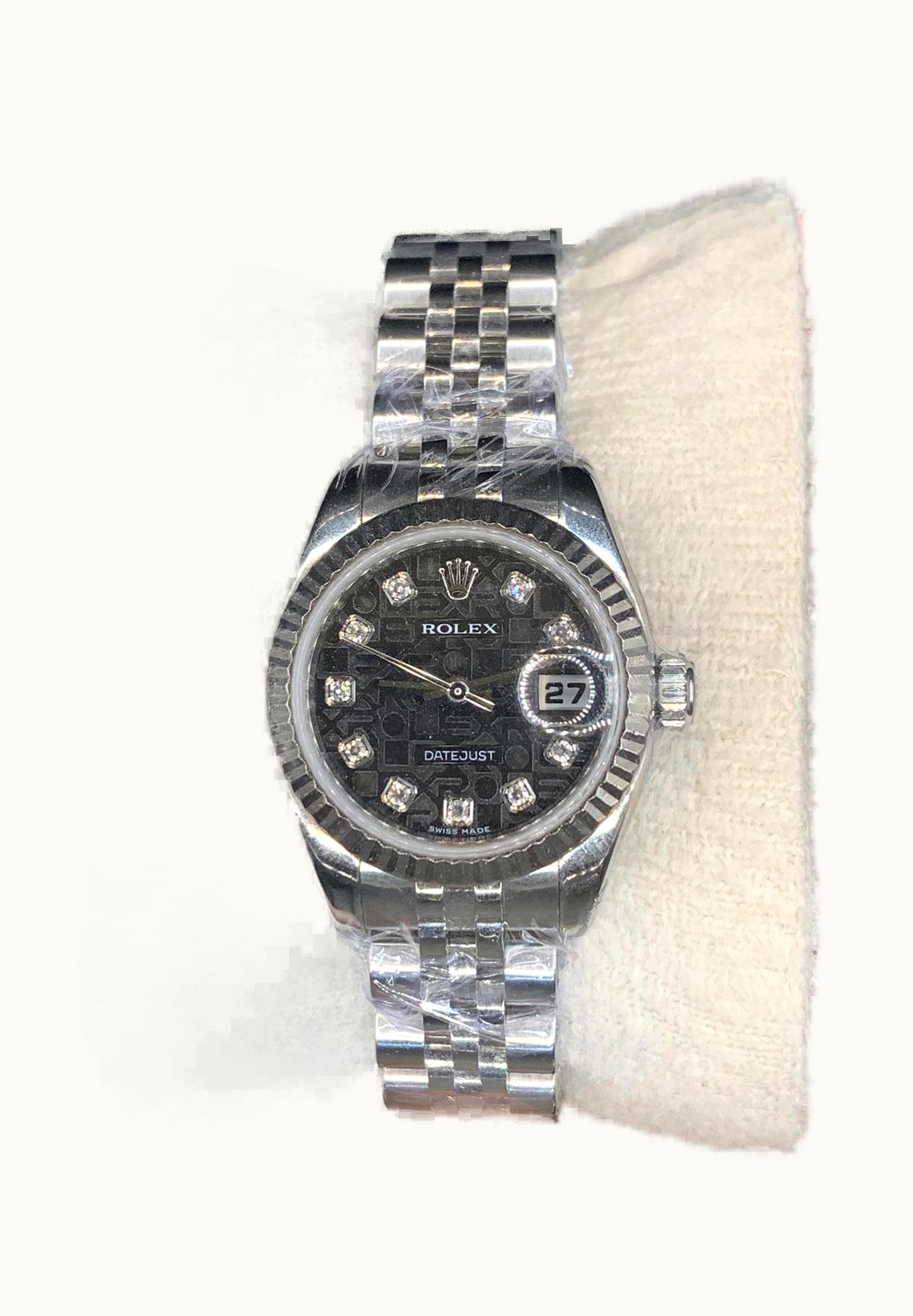 Rolex Datejust 36 Stainless Steel Fluted / Jubilee / Black Computer