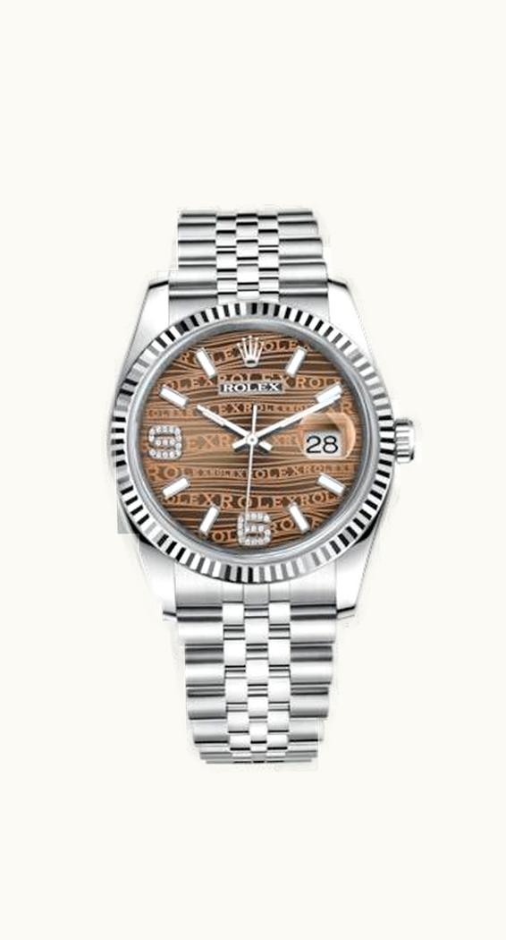 Rolex Datejust 36 Stainless Steel Fluted / Jubilee / Bronze Wave