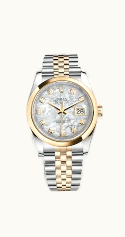 Rolex Datejust 36 Rolesor Yellow Domed / Jubilee / MOP