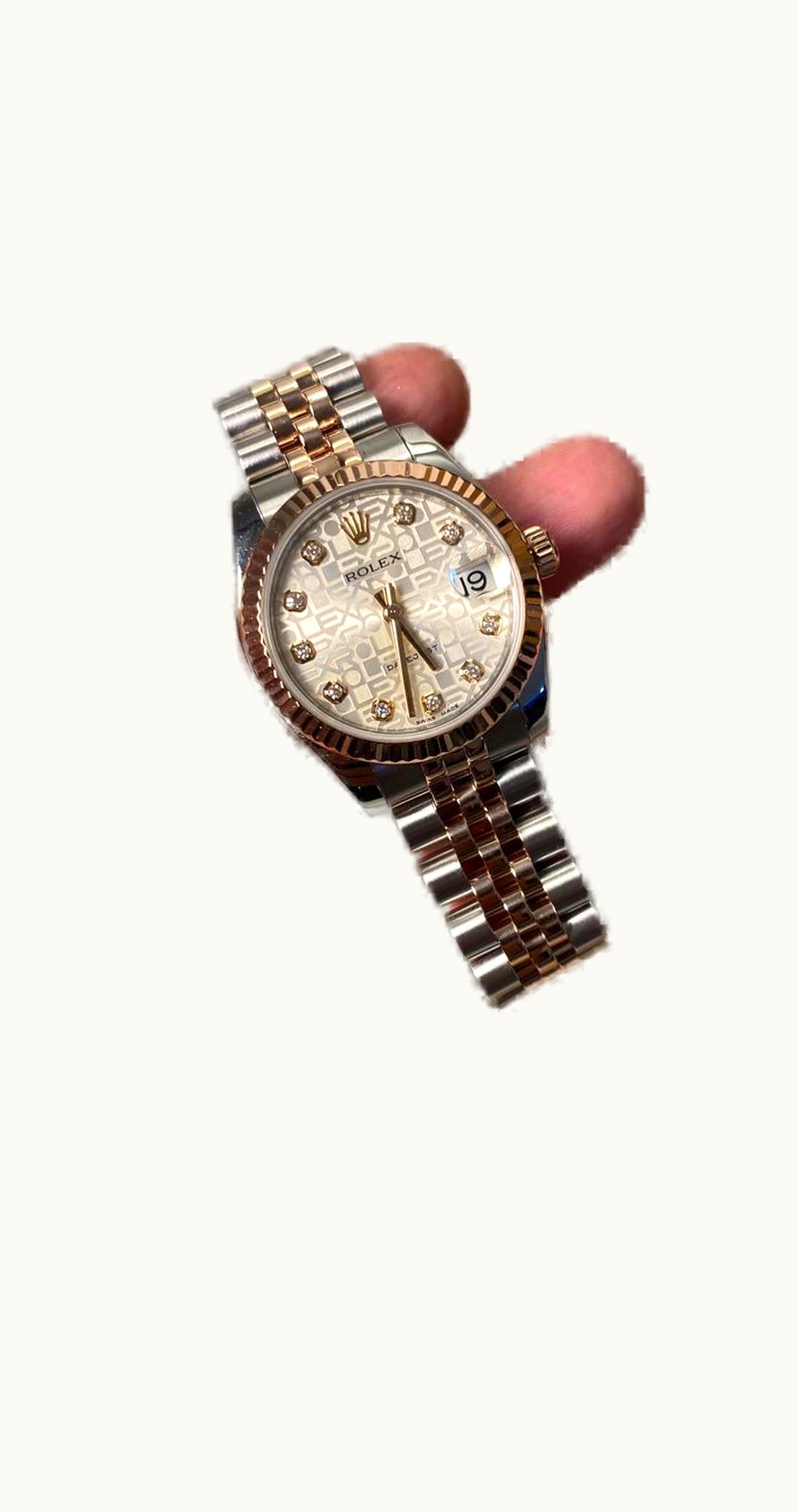 Rolex Datejust 36 Rolesor Yellow Fluted / Jubilee / White