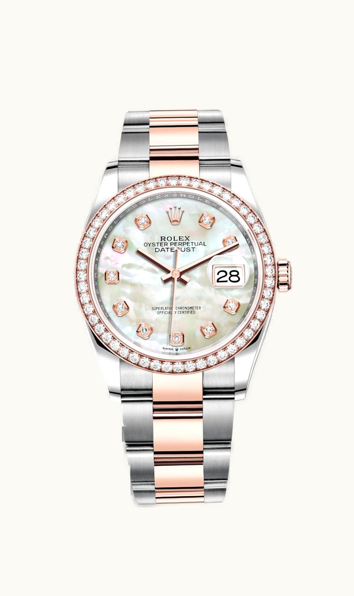 Rolex Datejust 36 Stainless Steel / Everose / Diamond / MOP Diamond / Oyster