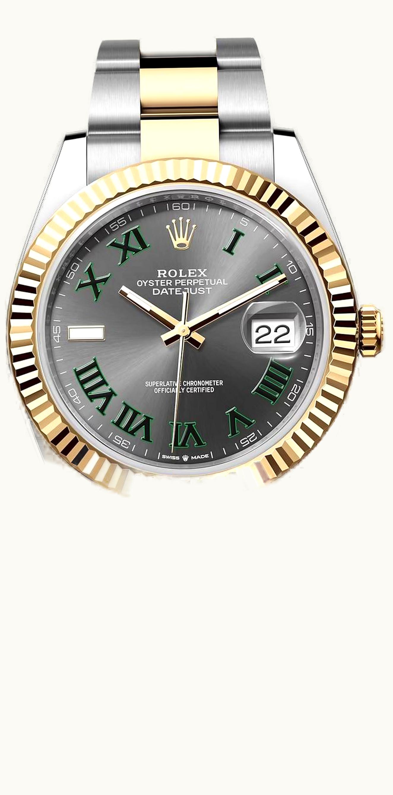 Rolex Datejust 41 Rolesor Yellow - Fluted / Jubilee / Champagne - Fluted