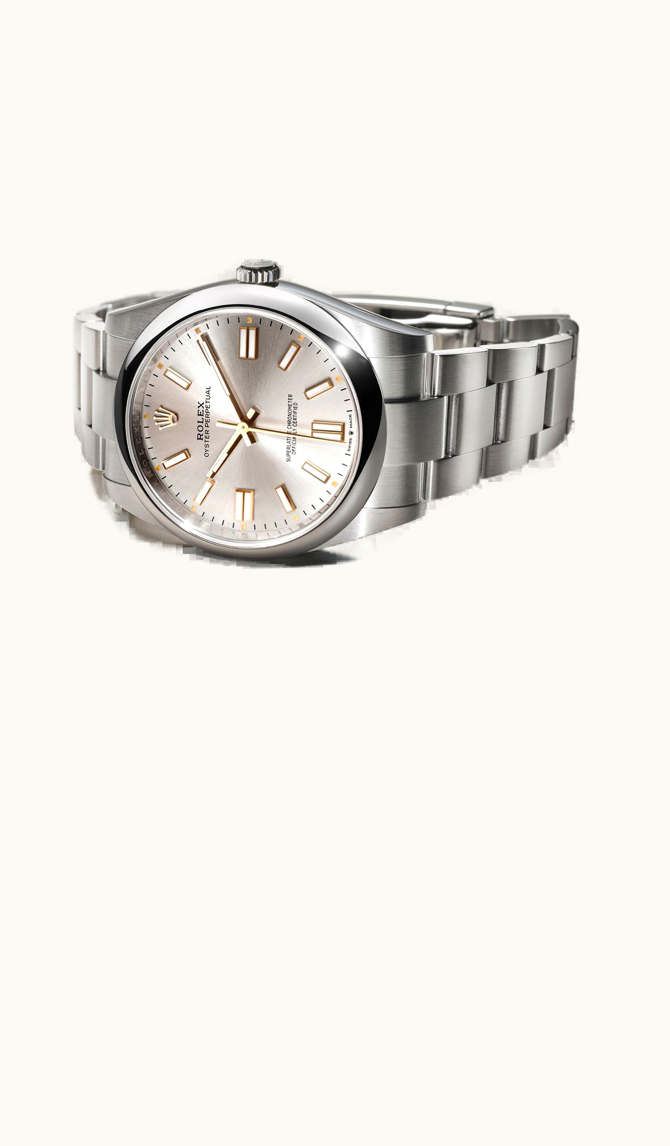 Rolex Datejust 41 Stainless Steel Fluted / Oyster / Dark Rhodium - Diamond