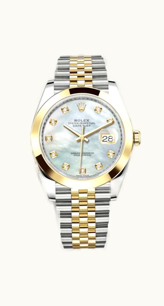 Rolex Datejust 41 Rolesor Yellow Smooth / Jubilee / MOP