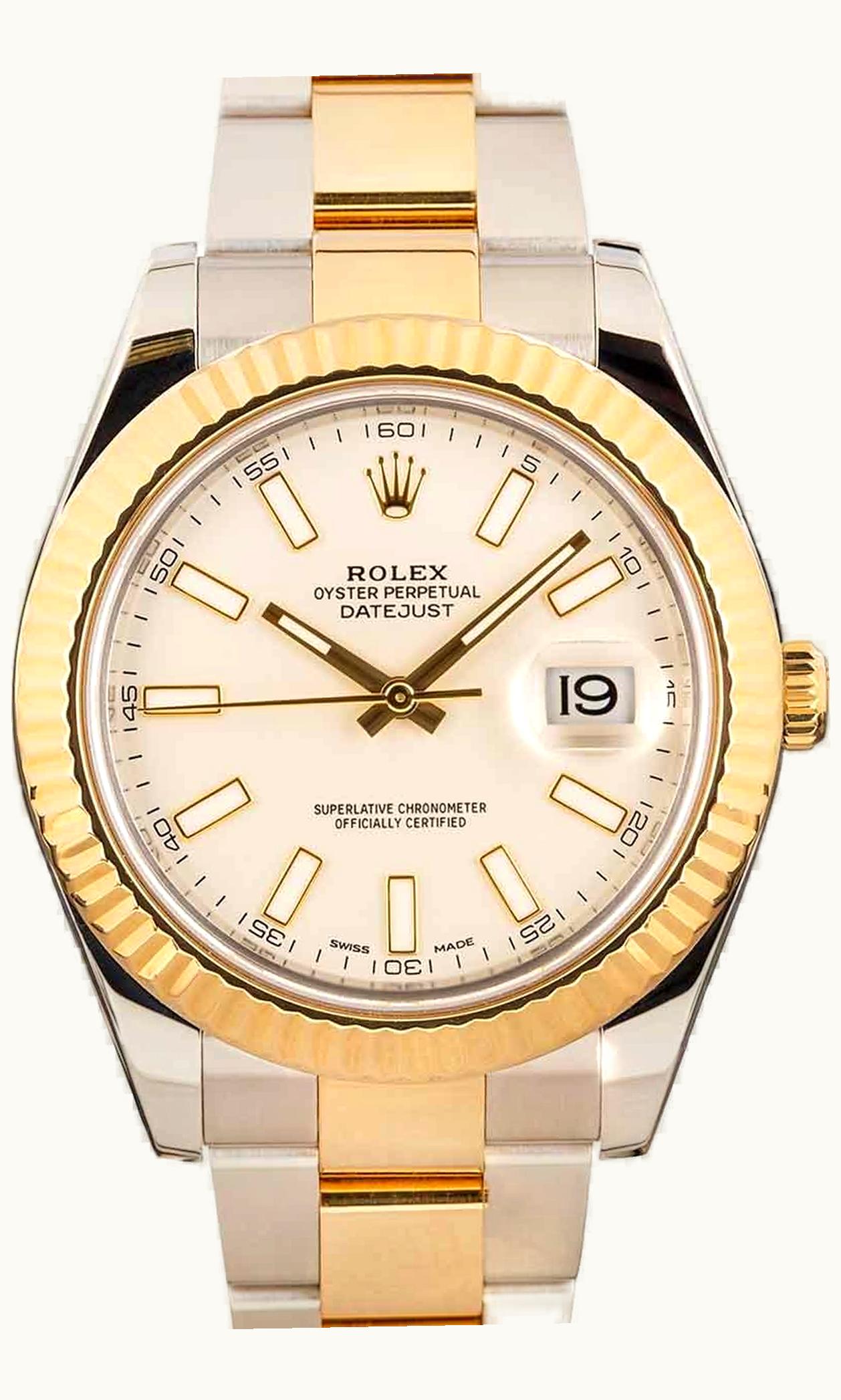 Rolex Datejust II Rolesor Ivory