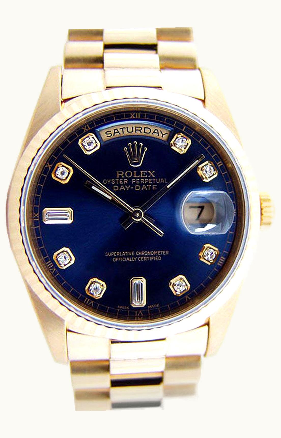 Rolex Day-Date 36 Everose Domed / Oyster / Black Arabic