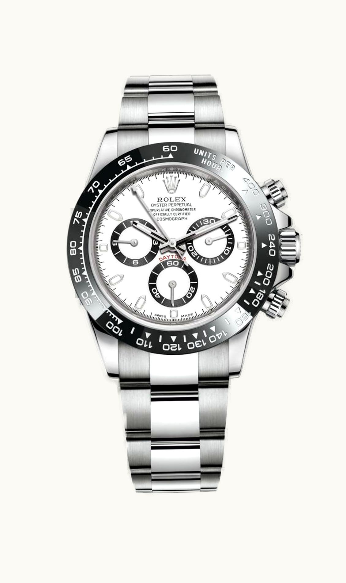 Rolex Cosmograph Daytona Steel / Cerachrom / White