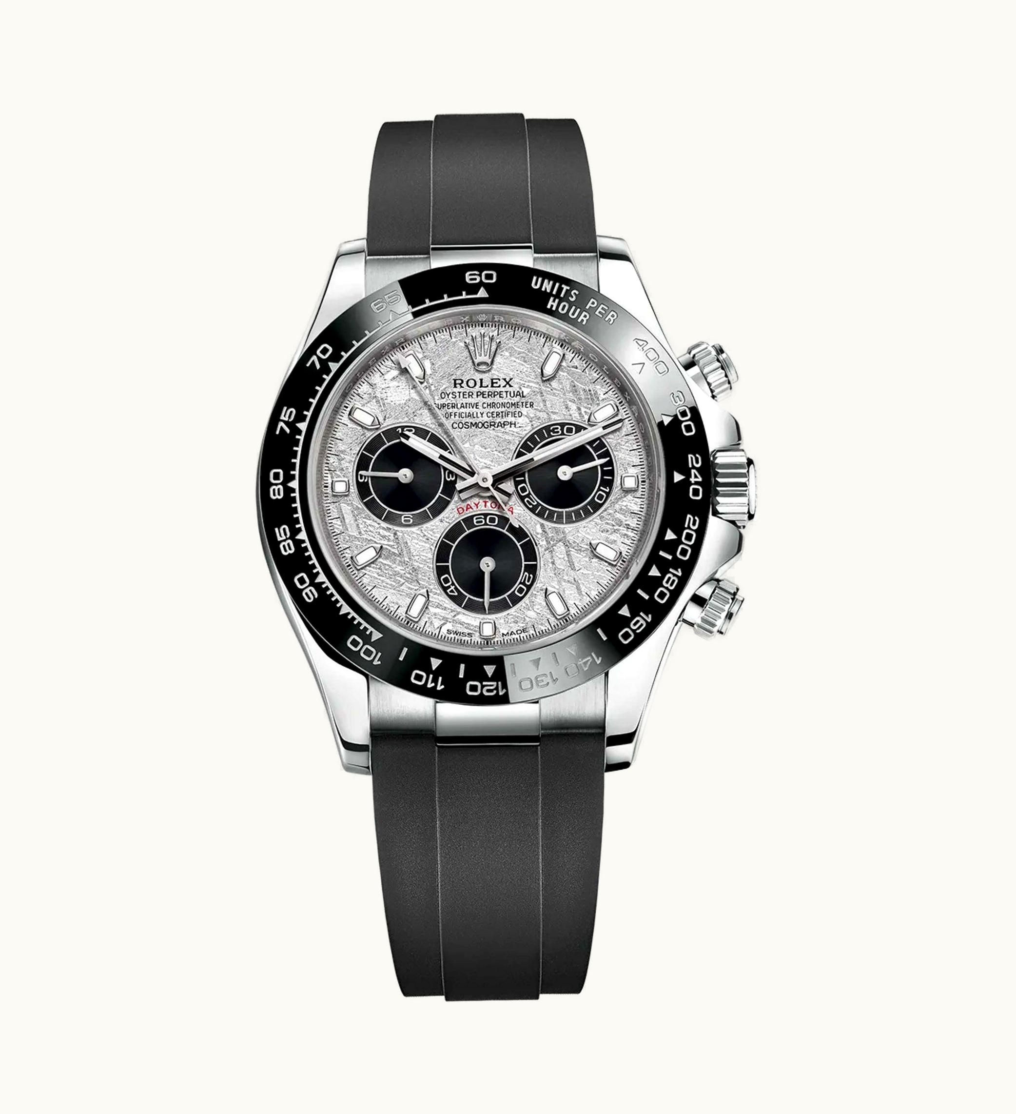 Rolex Cosmograph Daytona White Gold / Cerachrom / Meteorite / Oysterflex