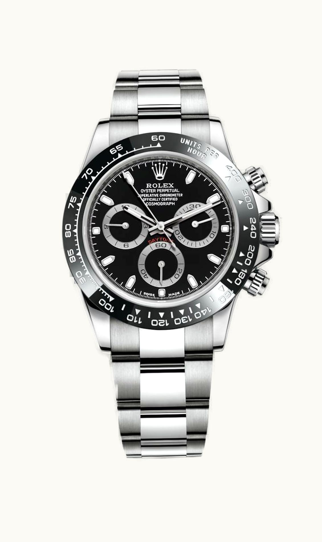 Rolex Cosmograph Daytona Steel / Cerachrom / Black