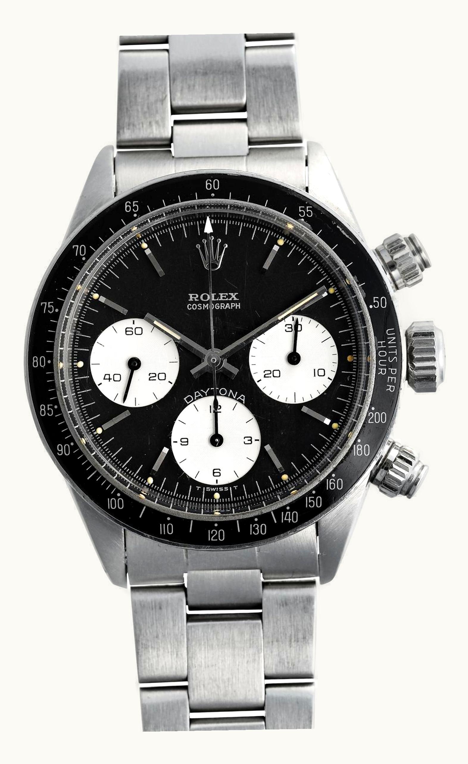 Rolex Daytona 6265 Stainless Steel / Silver / Big Red