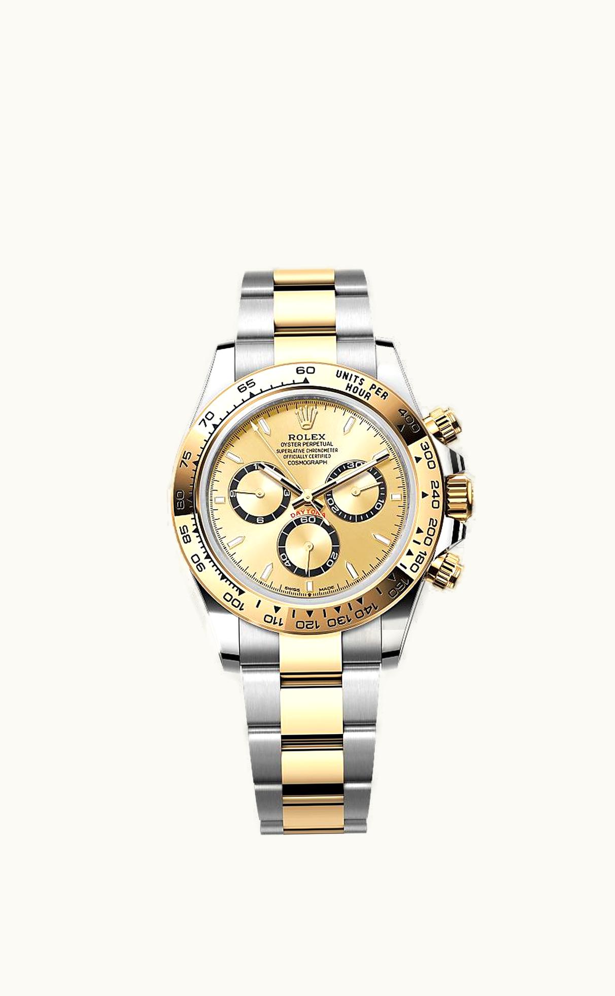 Rolex Cosmograph Daytona Stainless Steel - Yellow Gold / Golden / Oyster