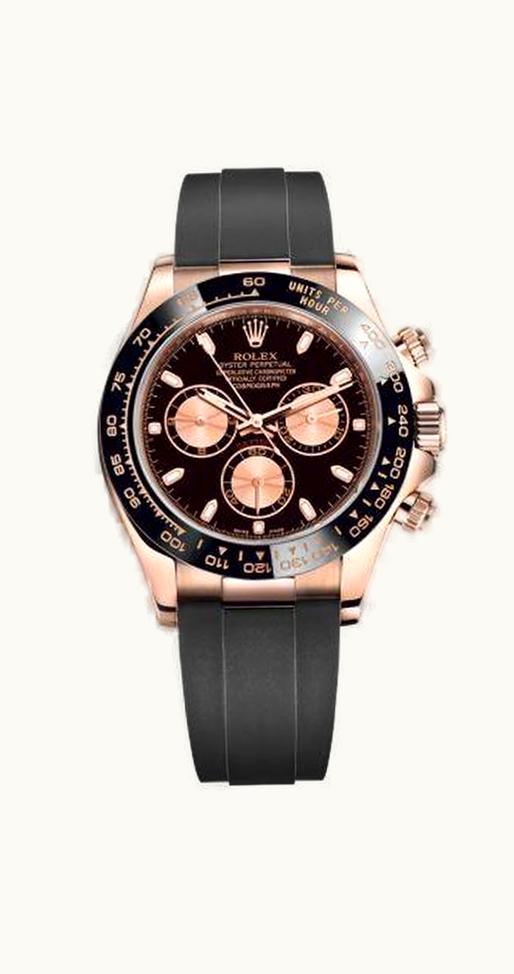 Rolex Cosmograph Daytona Everose / Cerachrom / Black / Oysterflex