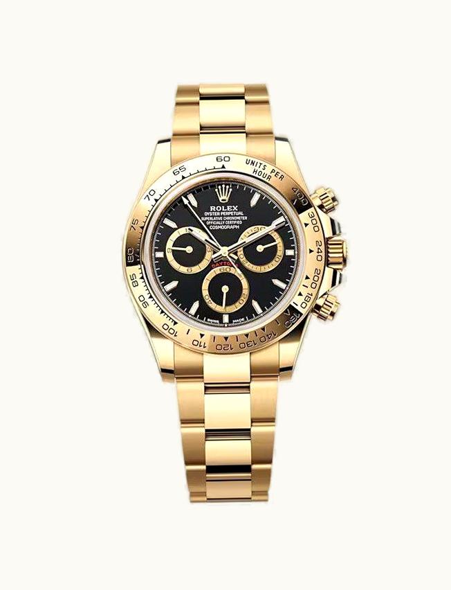 Rolex Cosmograph Daytona Yellow Gold / Black / Oyster