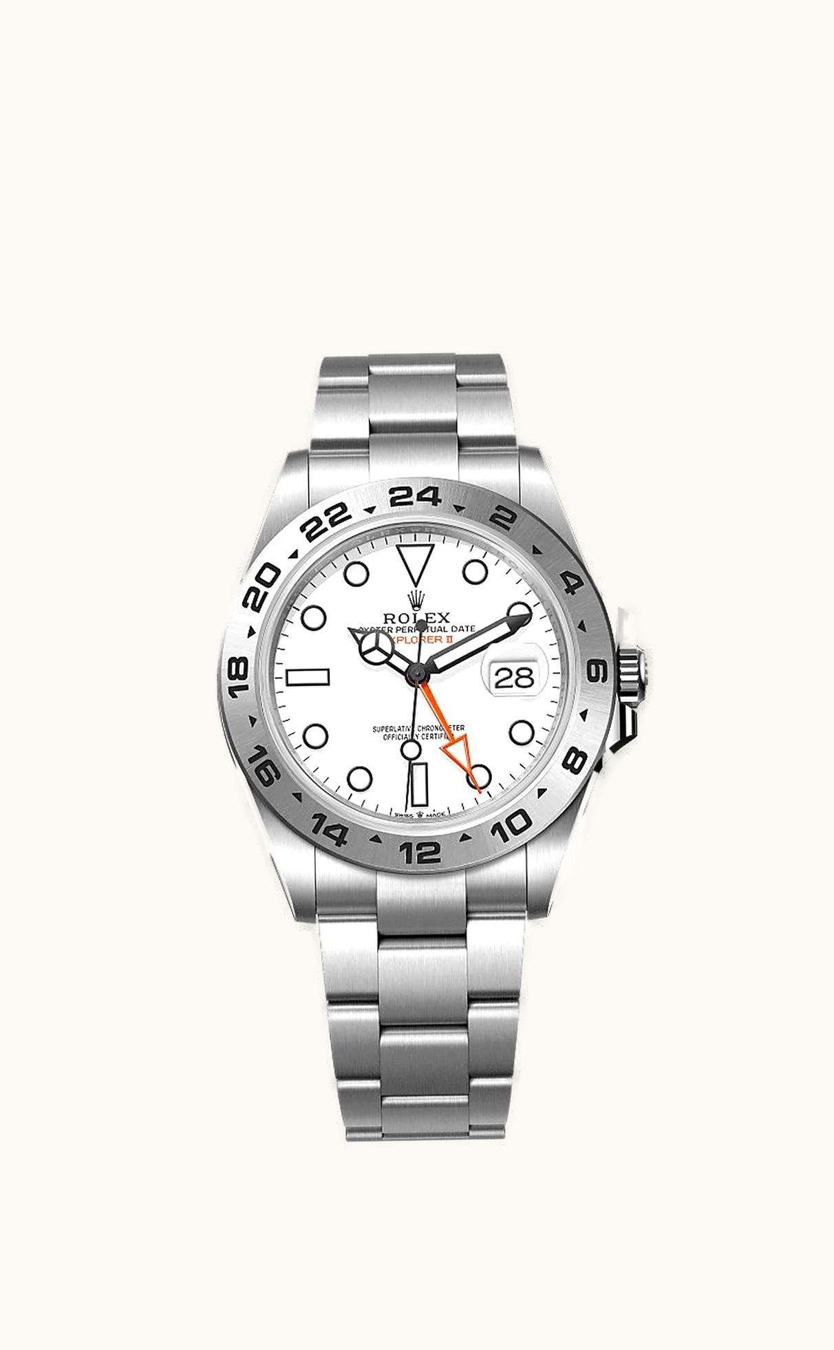 Rolex Explorer II Stainless Steel / White