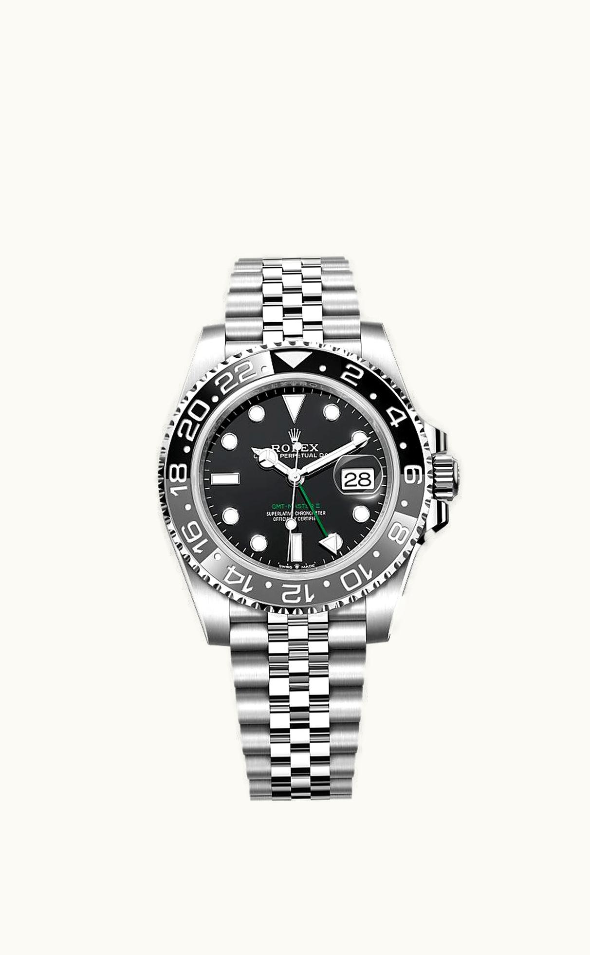 Rolex GMT-Master II Stainless Steel / GRNR / Jubilee