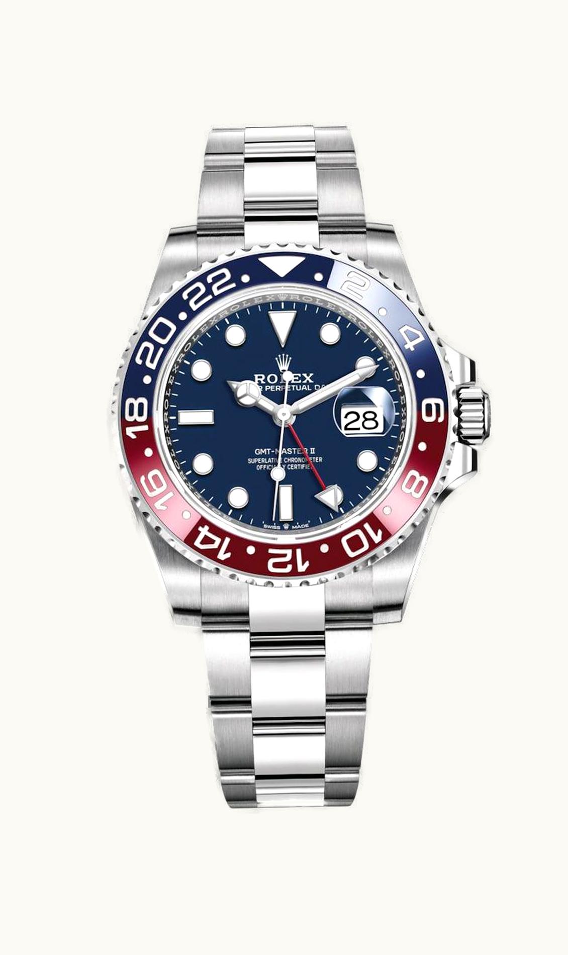 Rolex GMT-Master II White Gold / BLRO / Blue