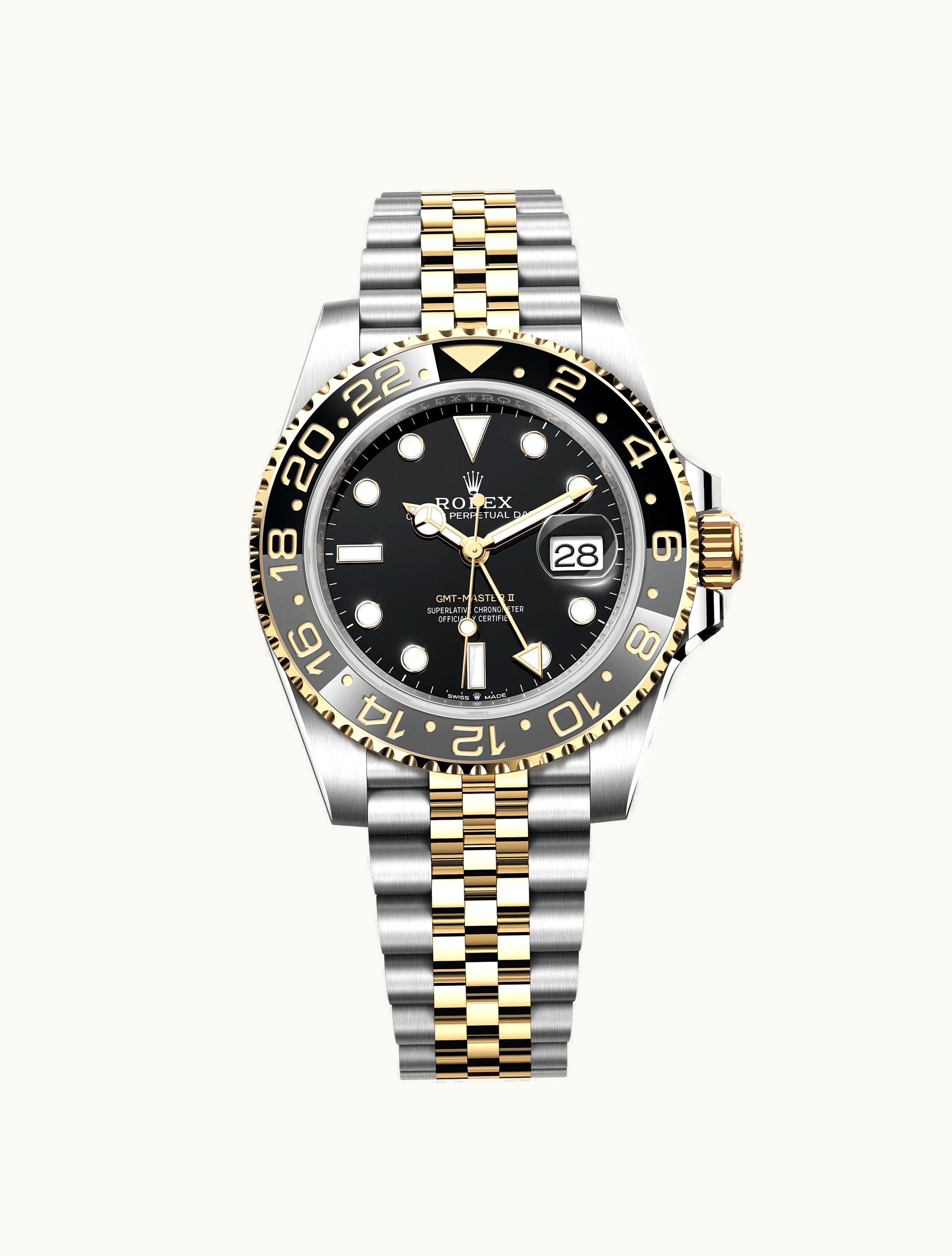 Rolex GMT-Master II Stainless Steel - Yellow Gold / GRNR / Jubilee