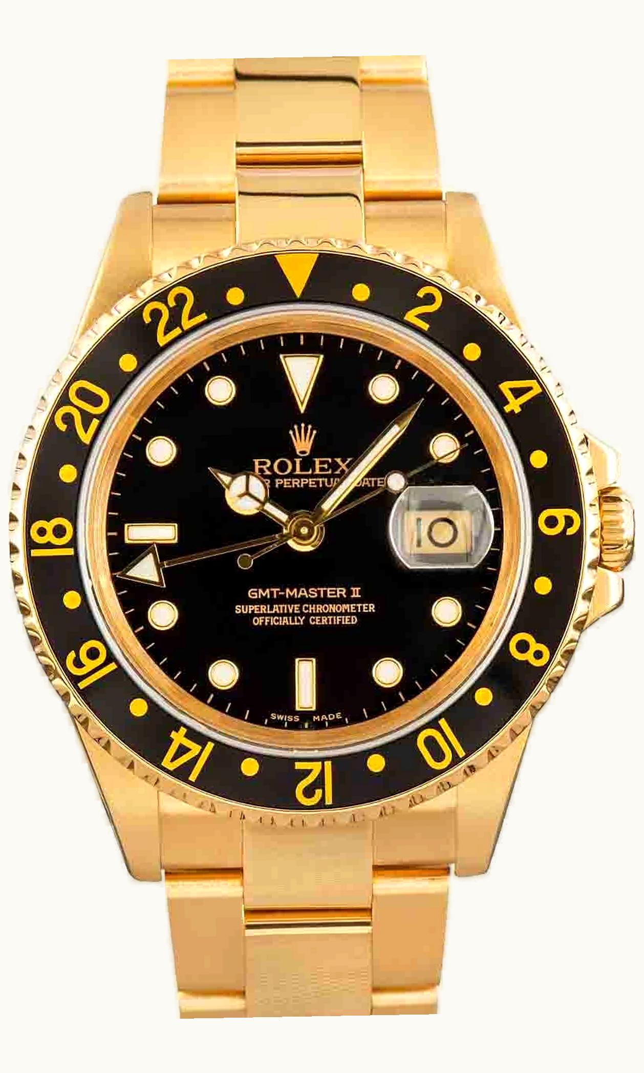Rolex GMT-Master II 16718 Yellow Gold