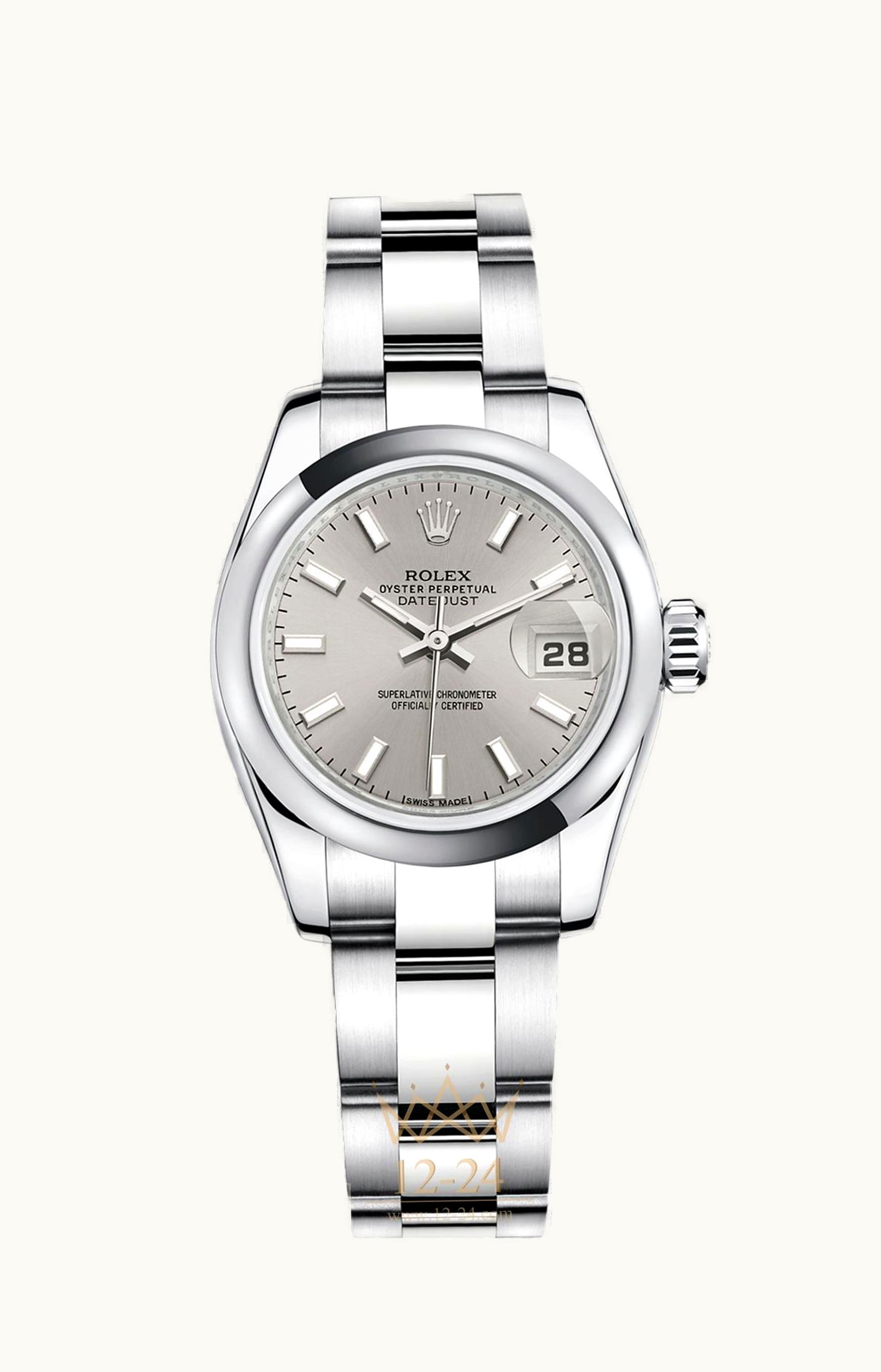 Rolex Lady-Datejust 26 Silver Oyster