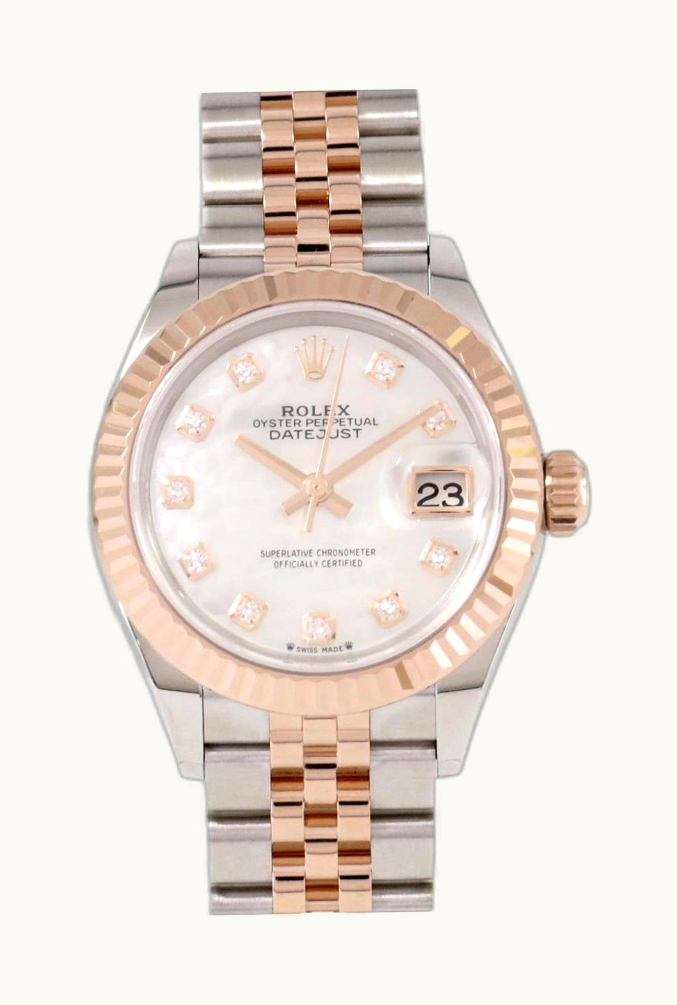 Rolex Lady-Datejust 26 Rolesor Everose Fluted Pink Jubilee