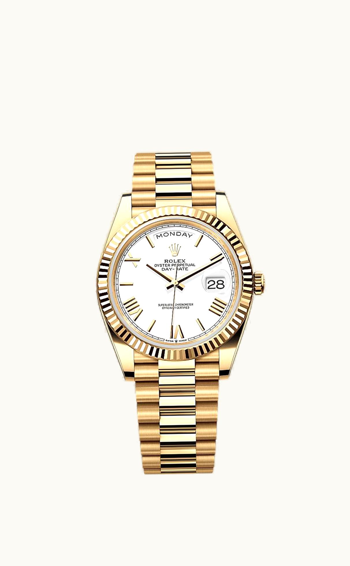 Rolex Lady-Datejust 28 Platinum Diamond / President / Ice Blue Diamonds