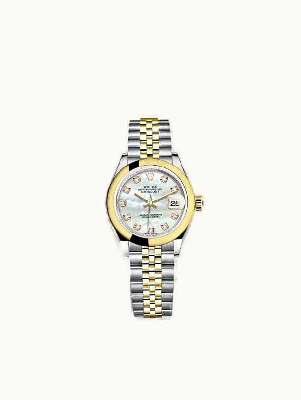 Rolex Lady-Datejust 28 Rolesor Yellow Domed / Jubilee / MOP