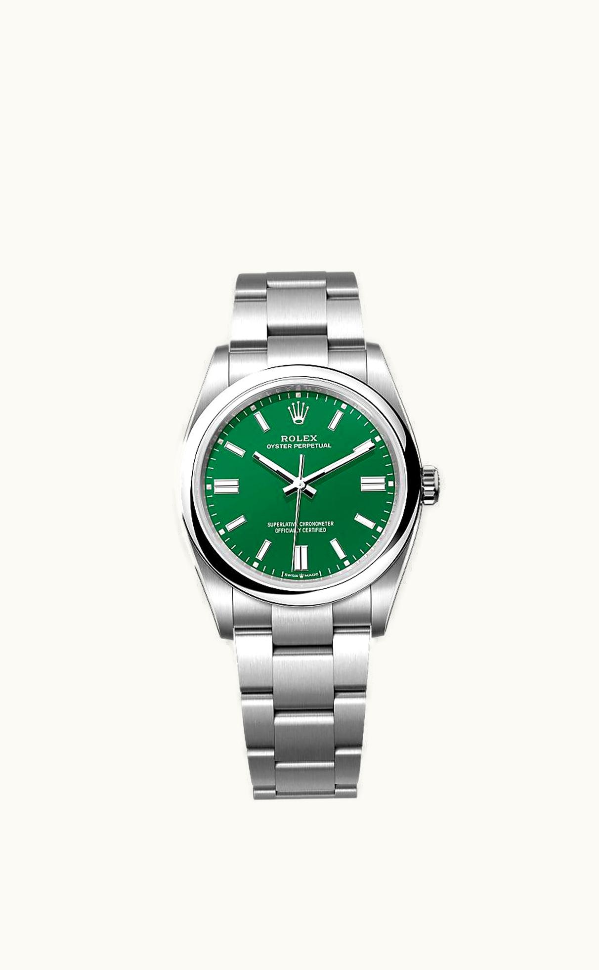 Rolex Oyster Perpetual 36 Stainless Steel / Green