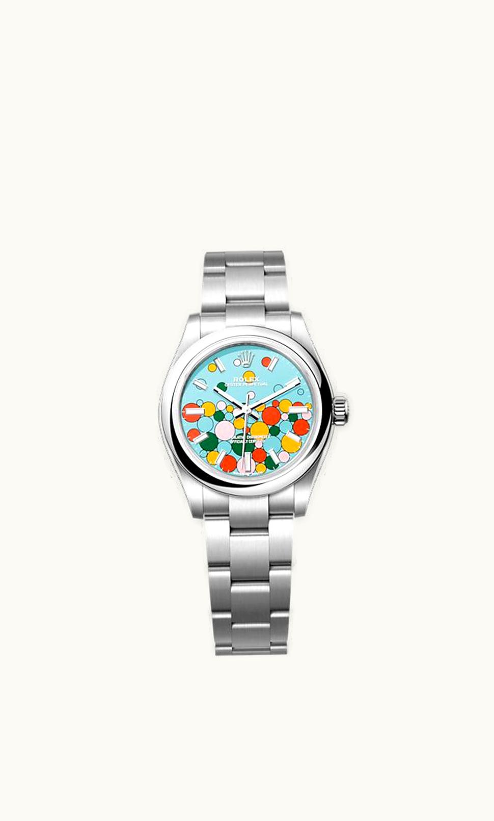 Rolex Oyster Perpetual 31 Stainless Steel / Turquoise Celebration