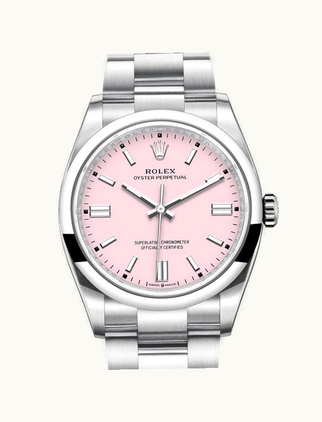 Rolex Oyster Perpetual 36 Stainless Steel / Pink