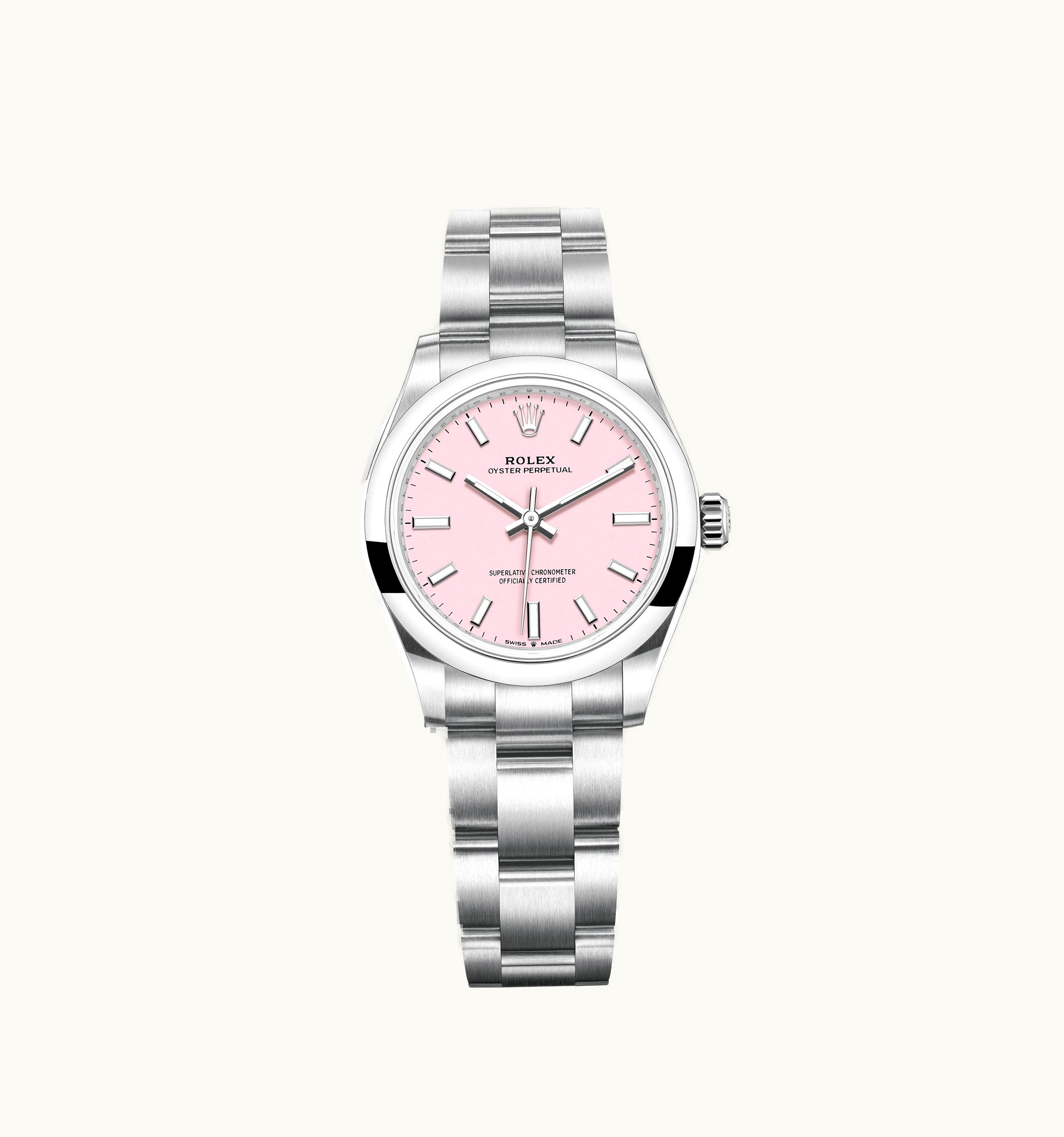 Rolex Oyster Perpetual 31 Stainless Steel / Pink