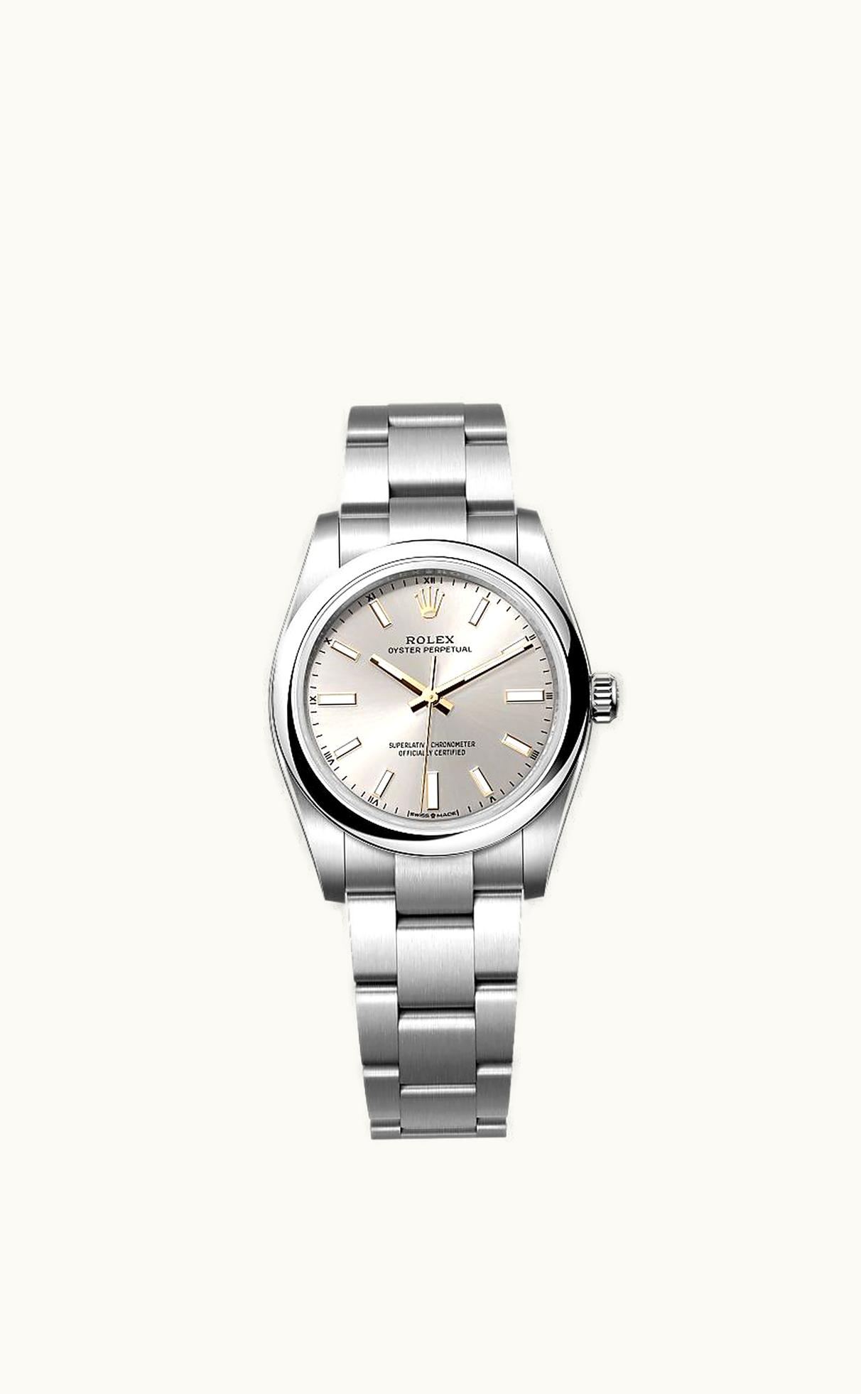 Rolex Oyster Perpetual 34 Stainless Steel / Silver