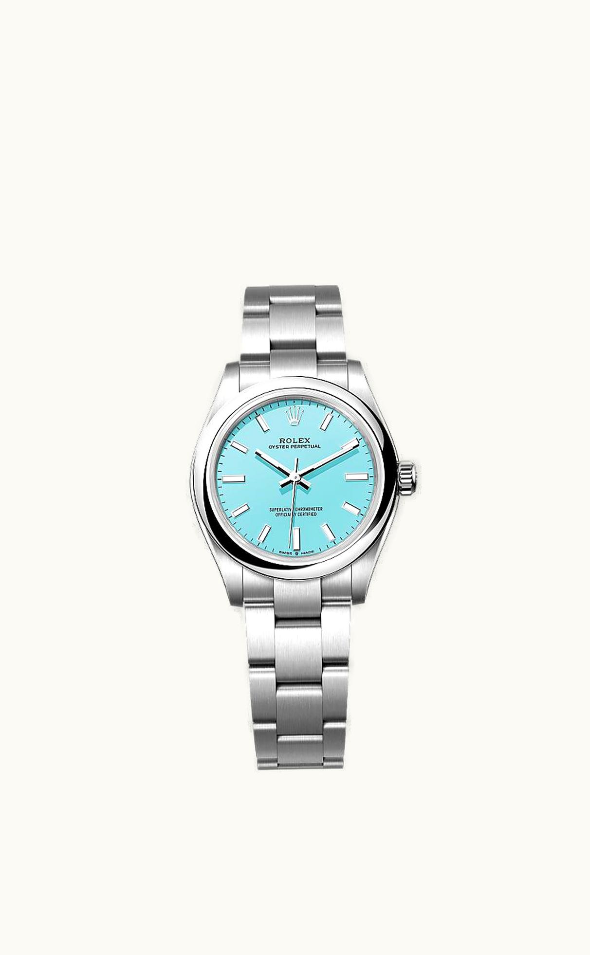 Rolex Oyster Perpetual 31 Stainless Steel / Turquoise