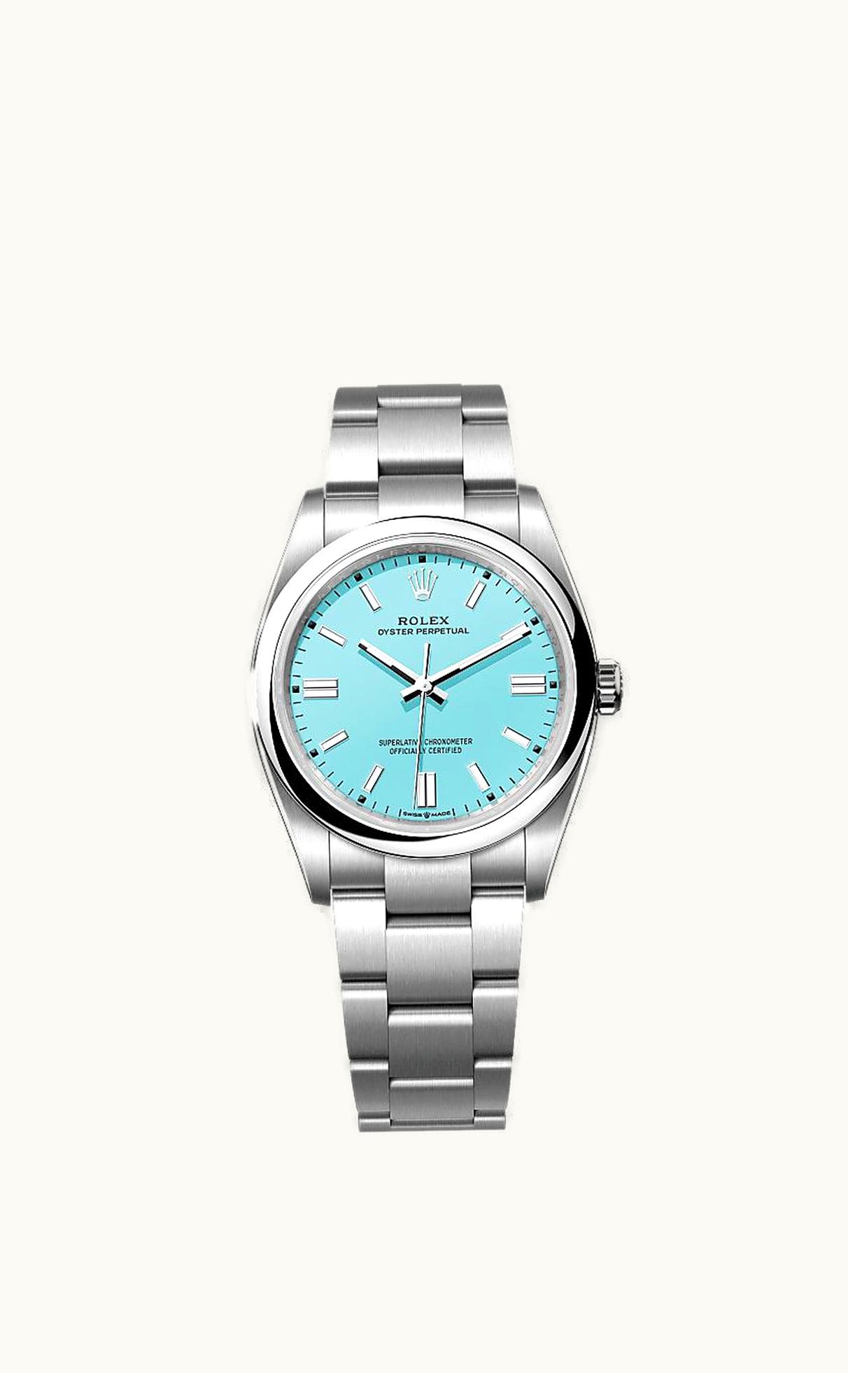 Rolex Oyster Perpetual 41 Stainless Steel / Turquoise