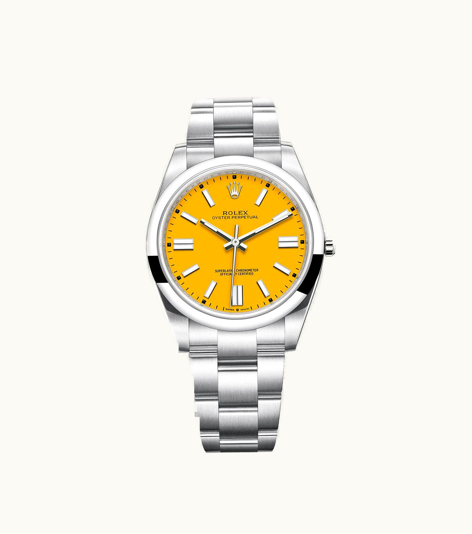 Rolex Oyster Perpetual 41 Stainless Steel / Yellow