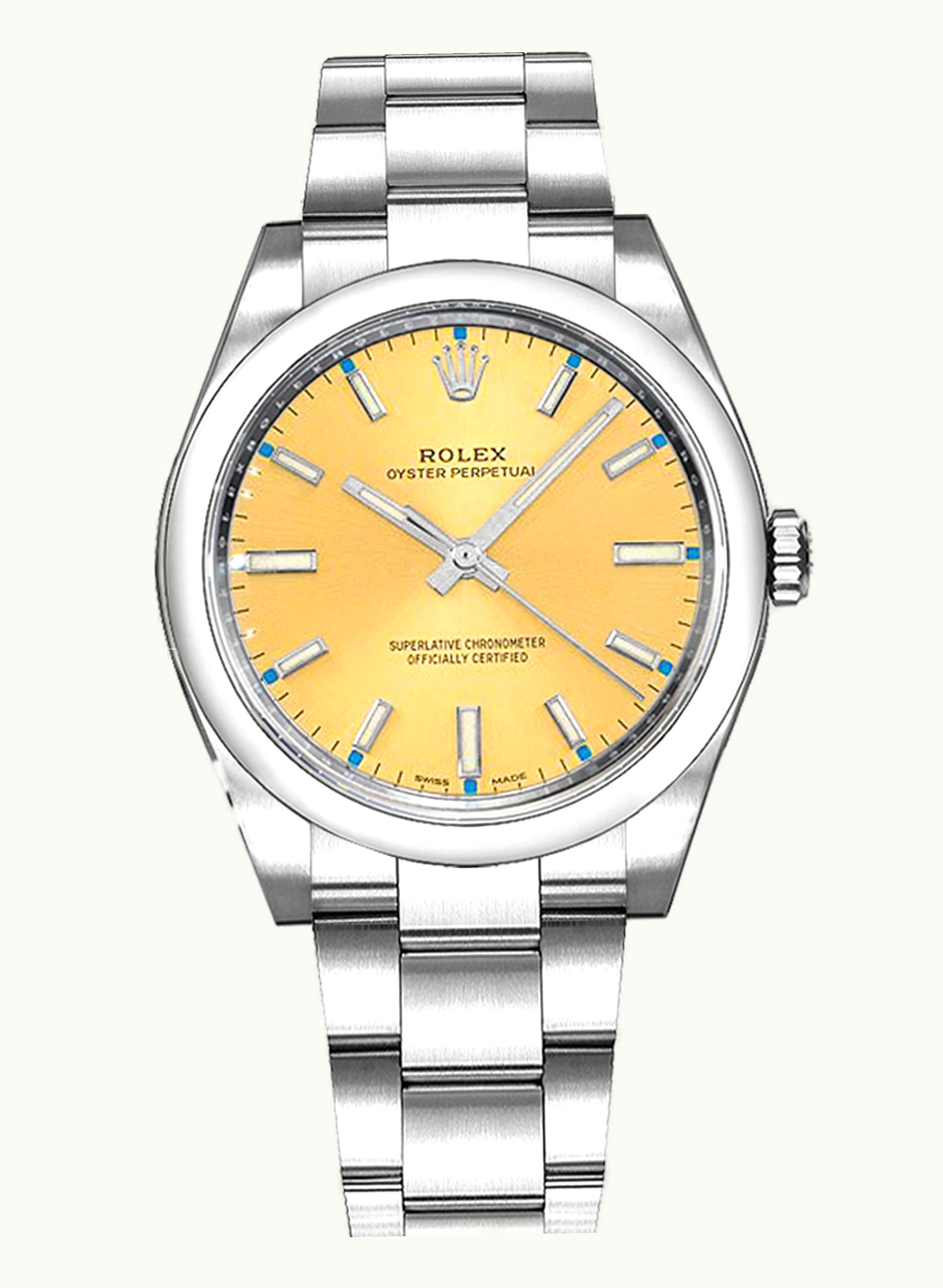 Rolex Oyster Perpetual 34 Champagne