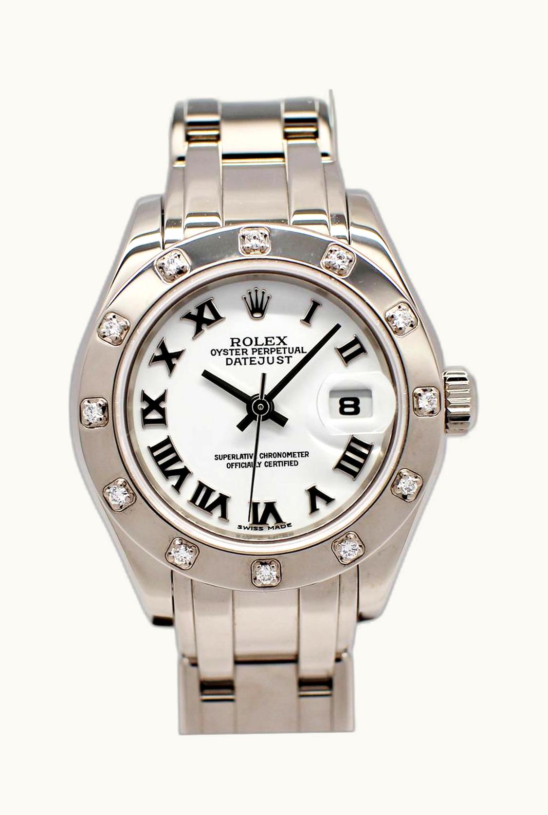 Rolex Datejust Pearlmaster 29 White Gold Diamond / MOP Diamond