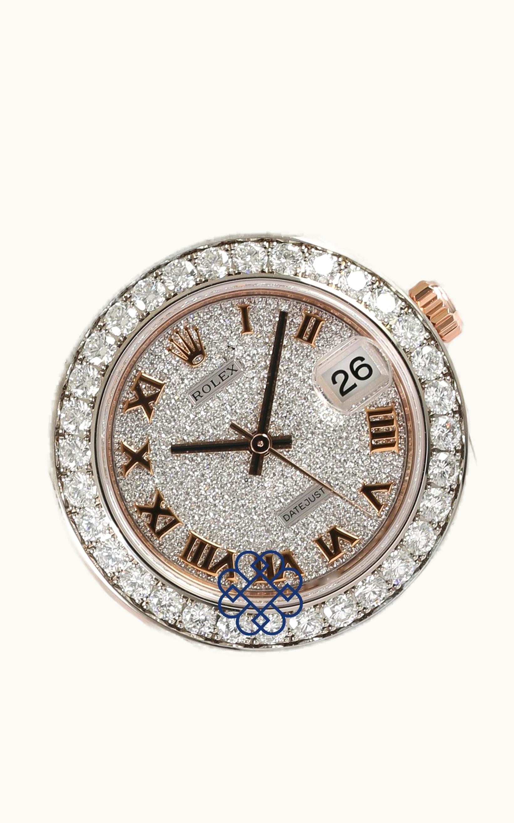 Rolex Datejust Pearlmaster 34 Everose Diamond Pink Diamond