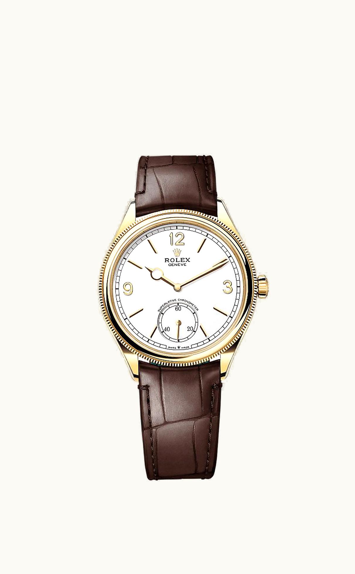 Rolex Perpetual 1908 39 Yellow Gold / White