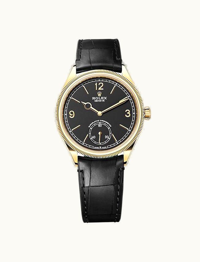 Rolex Perpetual 1908 39 Yellow Gold / Black