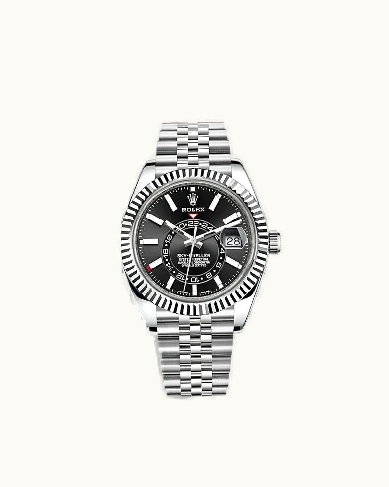 Rolex Sky-Dweller Stainless Steel / White Gold / Black / Jubilee