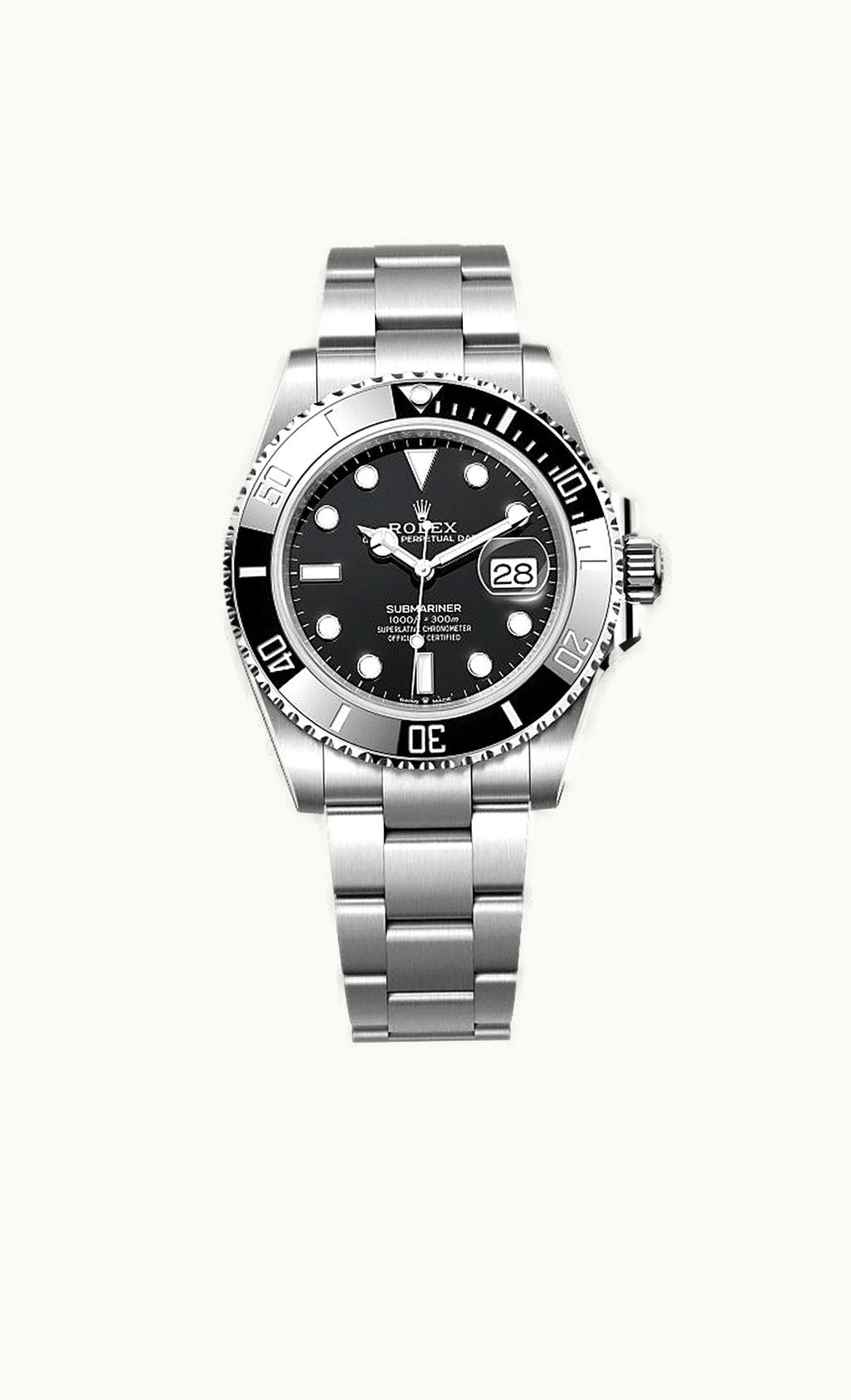 Rolex Submariner No-Date 41 / Stainless Steel / Black / Cerachrom