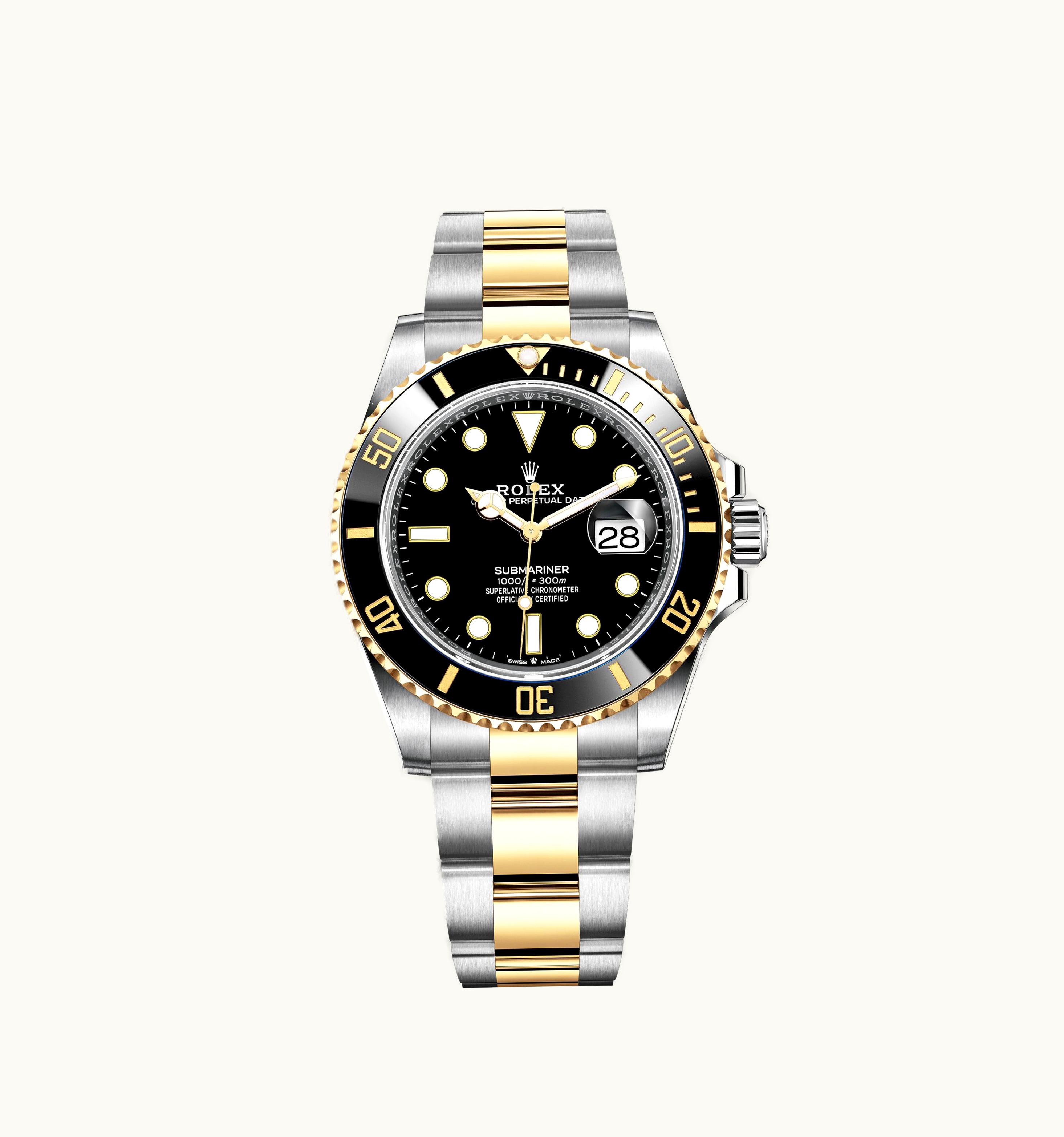 Rolex Submariner Date 41 Stainless Steel / Yellow Gold / Black