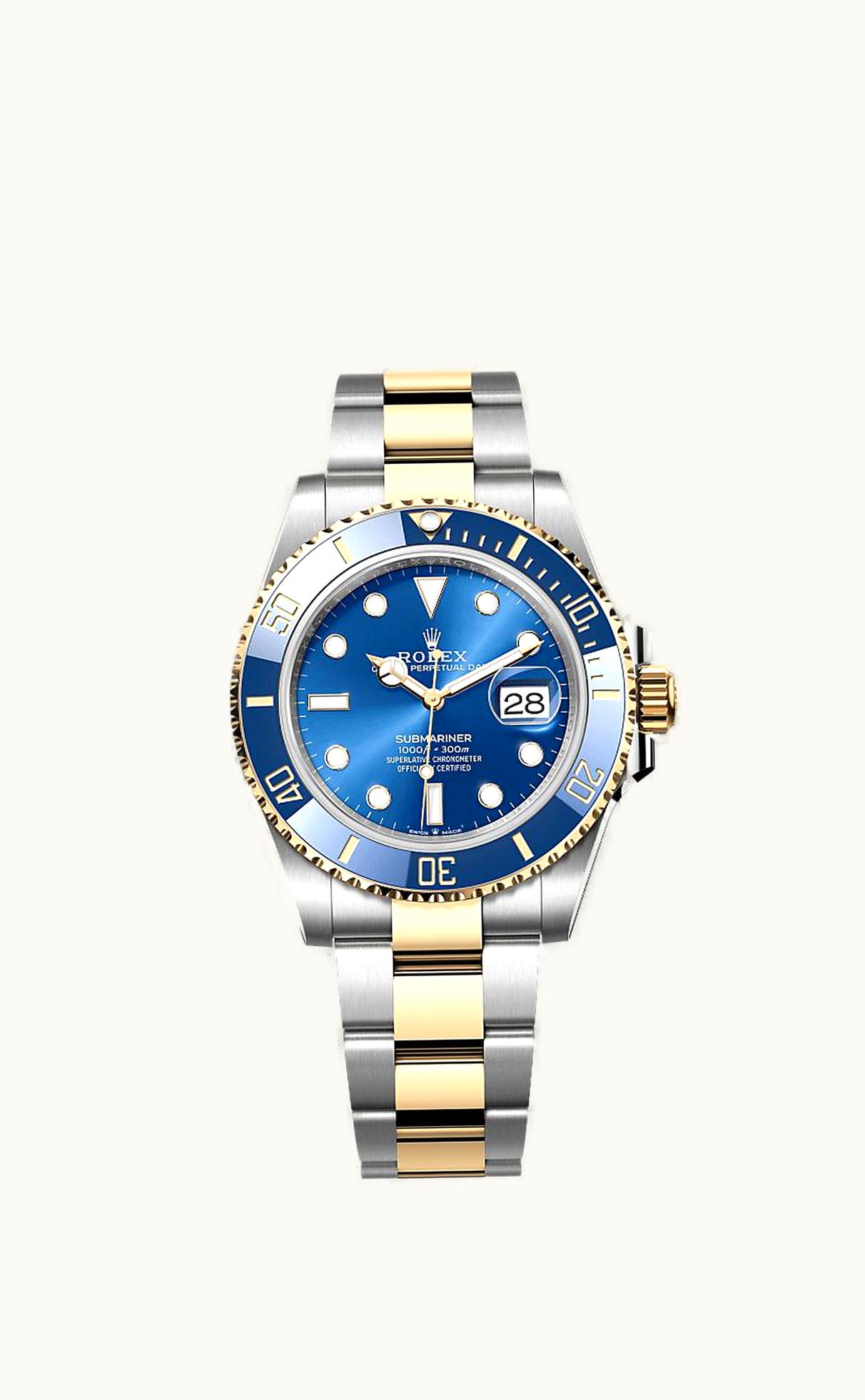 Rolex Submariner Date 41 Stainless Steel / Yellow Gold / Blue
